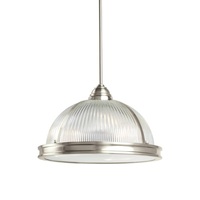  Pratt Street Down Light Pendant Light - Brushed Nickel