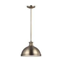  Pratt Street Down Light Pendant Light - Satin Brass
