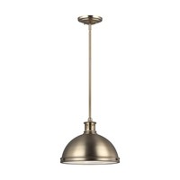  Pratt Street Down Light Pendant Light - Satin Brass