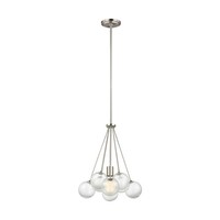  Bronzeville Multi Light Pendant Light - Brushed Nickel