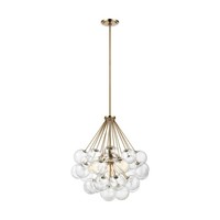  Bronzeville Multi Light Pendant Light - Satin Brass