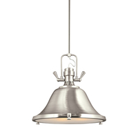  Stone Street Down Light Pendant Light - Brushed Nickel