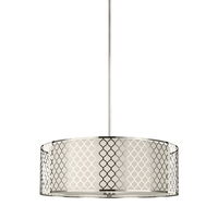  Jourdanton Down Light Pendant Light - Brushed Nickel