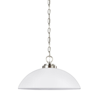  Oslo Down Light Pendant Light - Brushed Nickel