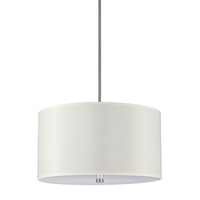  Dayna Shade Pendants Drum Pendant Pendant Light - Brushed Nickel
