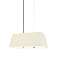  Dayna Shade Pendants Linear Pendant Pendant Light - Brushed Nickel