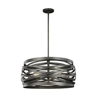 Cowen Down Light Pendant Light - Obsidian Mist
