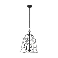  Carra Entrance / Foyer Pendant Light - White Wash / Weathered Zinc