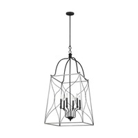  Carra Entrance / Foyer Pendant Light - White Wash / Weathered Zinc