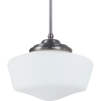  Academy Down Light Pendant Light - Brushed Nickel