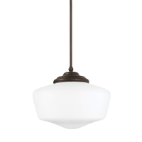  Academy Down Light Pendant Light - Heirloom Bronze