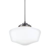  Academy Down Light Pendant Light - Brushed Nickel