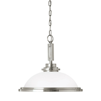  Winnetka Down Light Pendant Light - Brushed Nickel