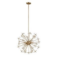  Davi Entrance / Foyer Pendant Light - Satin Brass