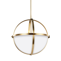  Alturas Up Light Pendant Light - Satin Brass