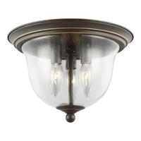  Belton Flush Mount Ceiling Light - Heirloom Bronze