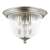  Belton Flush Mount Ceiling Light - Brushed Nickel