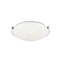  Clip Flush Mount Ceiling Light - Brushed Nickel