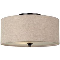  Stirling Semi Flush Mount Ceiling Light - Burnt Sienna