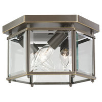  Bretton Flush Mount Ceiling Light - Heirloom Bronze