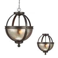  Sfera Semi Flush Mount Ceiling Light - Autumn Bronze