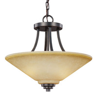  Parkfield Semi Flush Mount Ceiling Light - Flemish Bronze