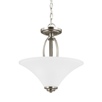  Metcalf Up Light Pendant Light - Brushed Nickel