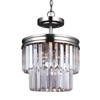  Carondelet Semi Flush Mount Ceiling Light - Antique Brushed Nickel