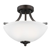 Semi Flush Mount 13-4/5" Width Semi Flush Mount 13-4/5" Width