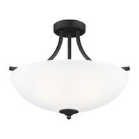  Geary Semi Flush Mount Ceiling Light - Blacksmith