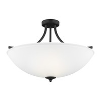  Geary Semi Flush Mount Ceiling Light - Blacksmith