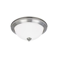  Flush Mount Ceiling Light - Brushed Nickel