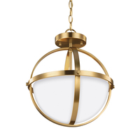  Alturas Up Light Pendant Light - Satin Brass