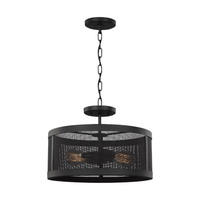  Gereon Drum Pendant Pendant Light - Black