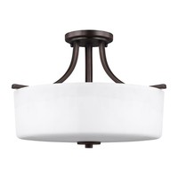  Canfield Semi Flush Mount Ceiling Light - Bronze