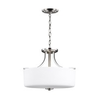  Canfield Semi Flush Mount Ceiling Light - Brushed Nickel