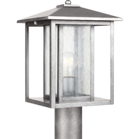  Hunnington Post Light Post Lights - Weathered Pewter