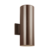  Outdoor Cylinders Entrance Outdoor Wall Light - Bronze
