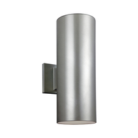  Outdoor Cylinders Entrance Outdoor Wall Light - Painted Brushed Nickel