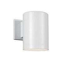  Outdoor Cylinders Entrance Outdoor Wall Light - White