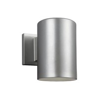  Outdoor Cylinders Entrance Outdoor Wall Light - Painted Brushed Nickel