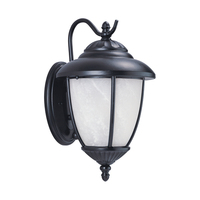  Yorktown Entrance Outdoor Wall Light - Black