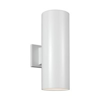  Outdoor Cylinders Entrance Outdoor Wall Light - White