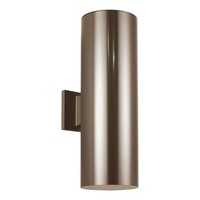  Outdoor Cylinders Entrance Outdoor Wall Light - Bronze