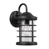  Sauganash Entrance Outdoor Wall Light - Black
