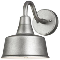  Barn Light Entrance Outdoor Wall Light - Weathered Pewter