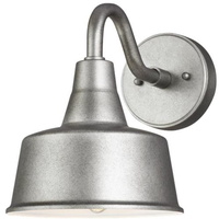  Barn Light Entrance Outdoor Wall Light - Weathered Pewter