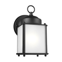  New Castle Entrance Outdoor Wall Light - Black