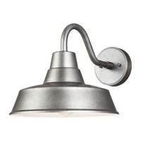  Barn Light Entrance Outdoor Wall Light - Weathered Pewter