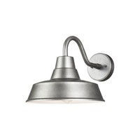  Barn Light Entrance Outdoor Wall Light - Weathered Pewter